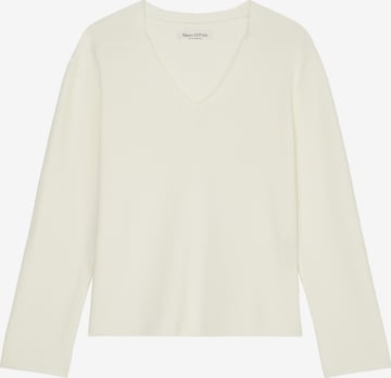 Pull-over Marc O'Polo en blanc : devant