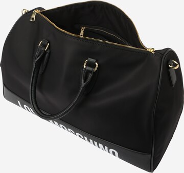Love Moschino Travel Bag 'City Lovers' in Black
