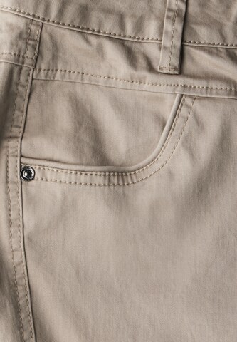 STREET ONE Slimfit Hose in Grau