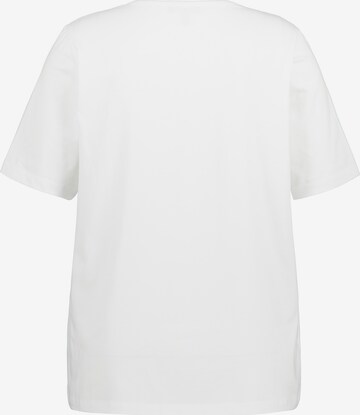 T-shirt Ulla Popken en blanc