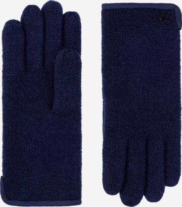 KESSLER Full Finger Gloves 'Sasha' in Blue: front