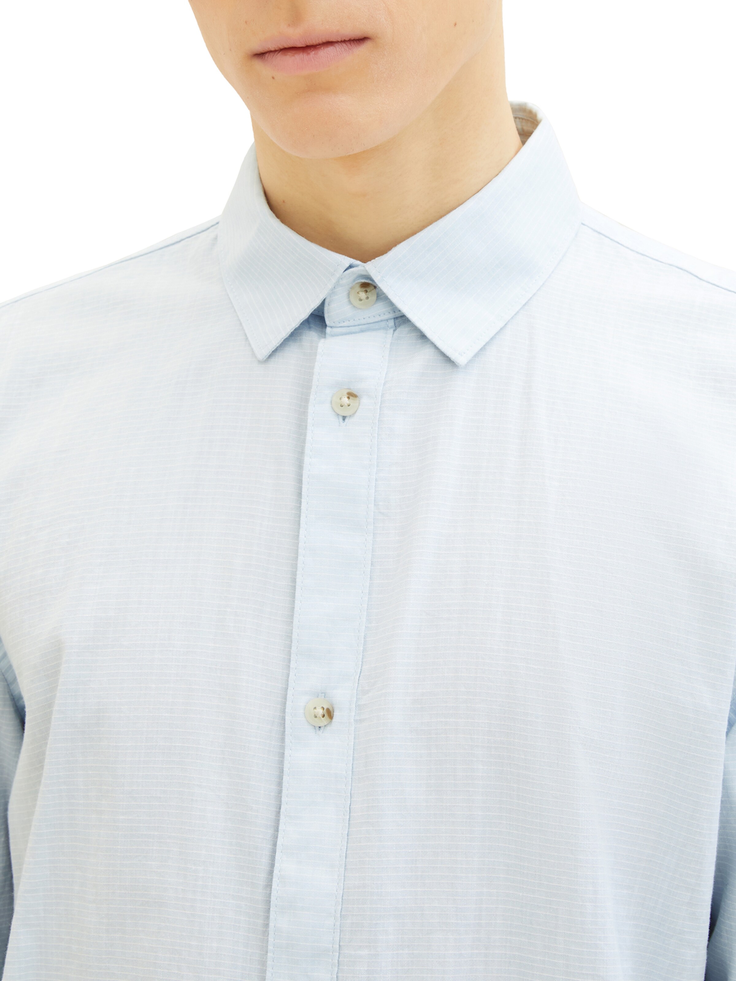 TOM TAILOR DENIM Regular Fit Hemd in Blau