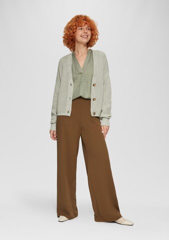 QS Bluse in Grün