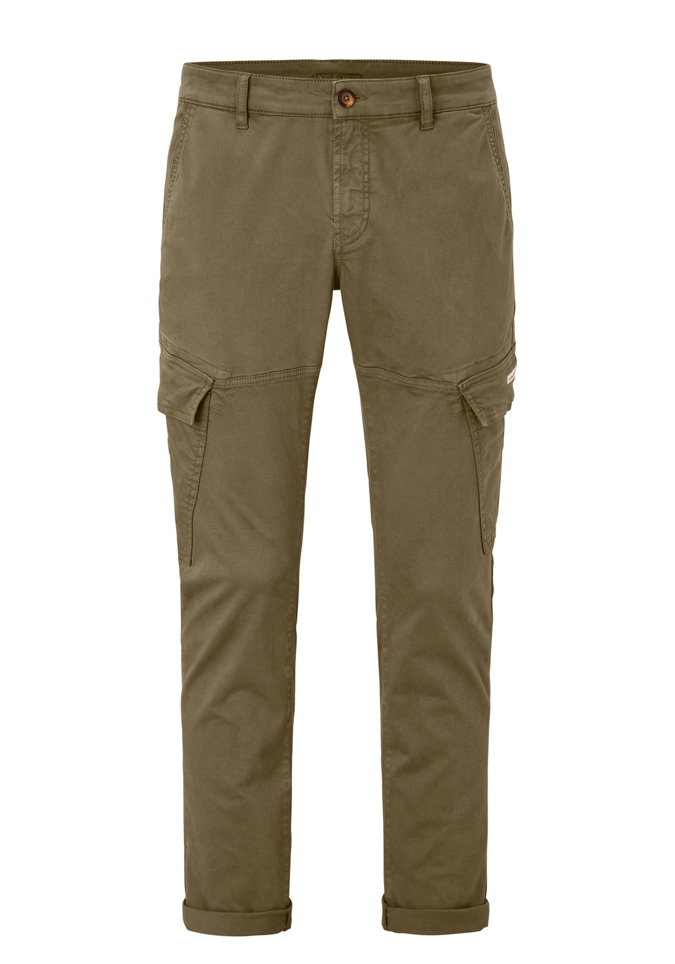 REDPOINT Tapered Cargohose in Grün: Vorderseite