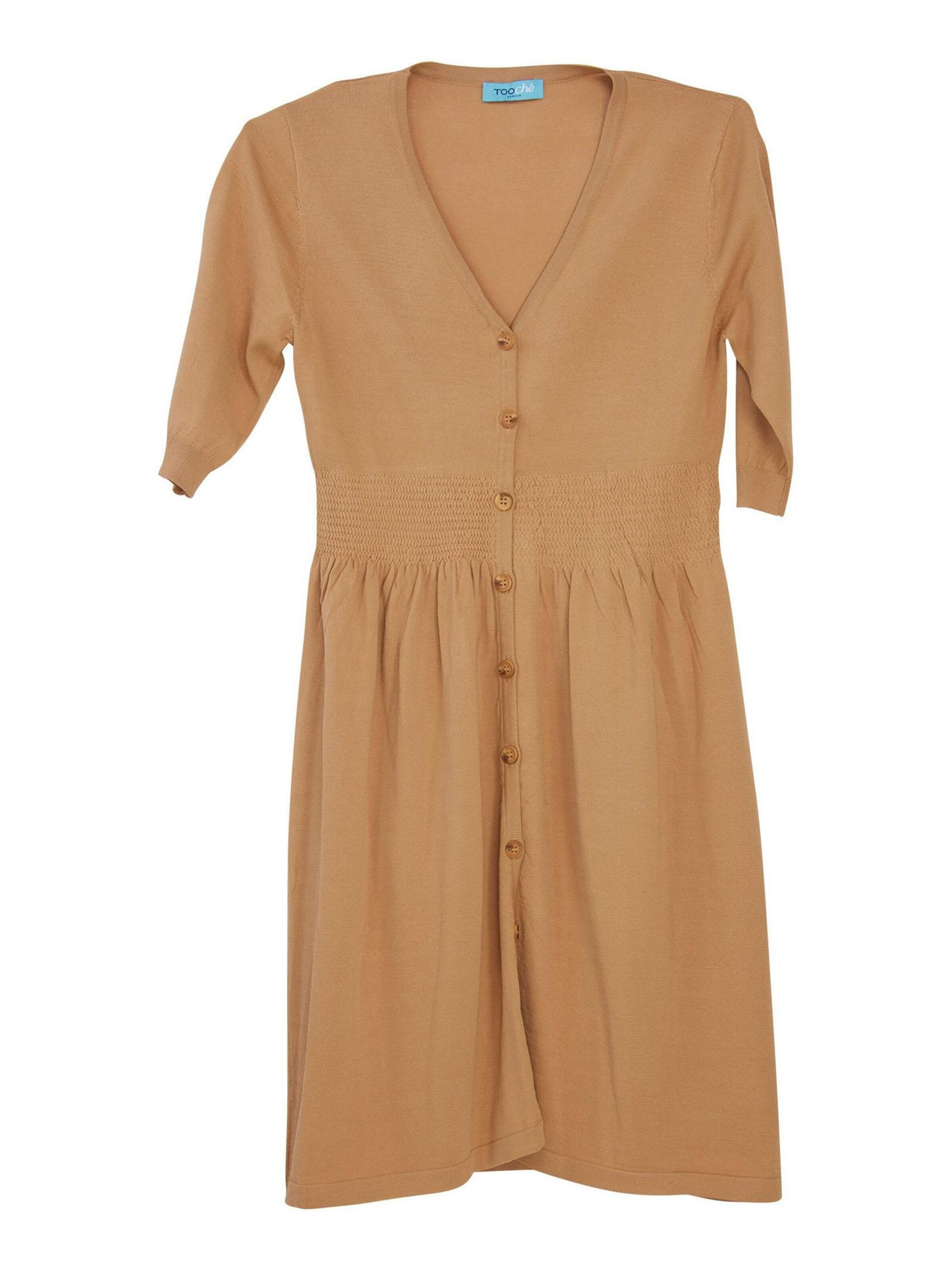 TOOche Dress 'Marrone' in Brown: front