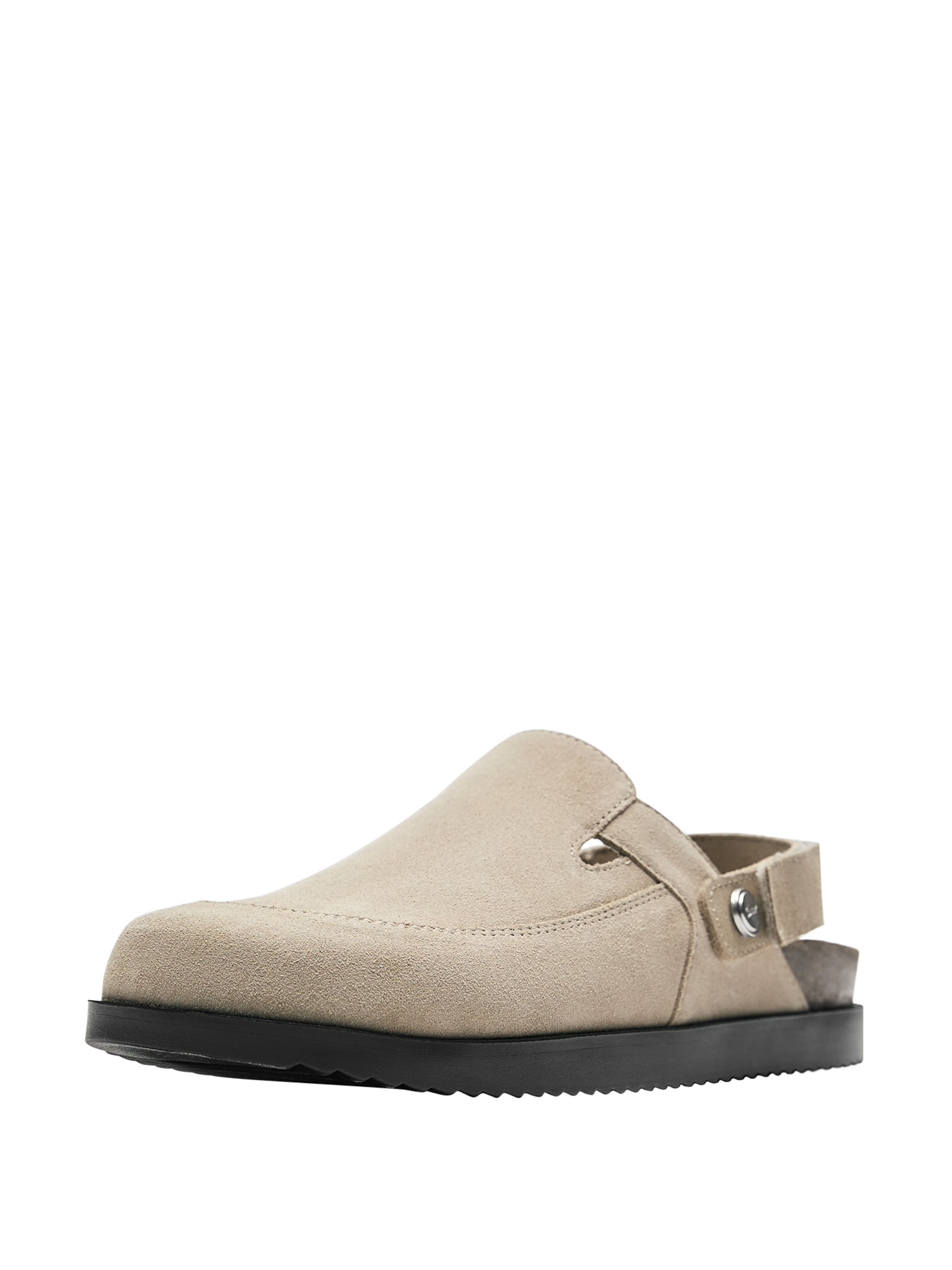 Sabots Pull&Bear en beige : devant