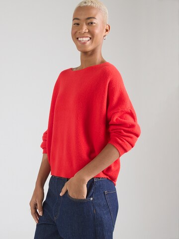 AMERICAN VINTAGE Πουλόβερ 'DAMSVILLE' σε κόκκινο: μπροστά