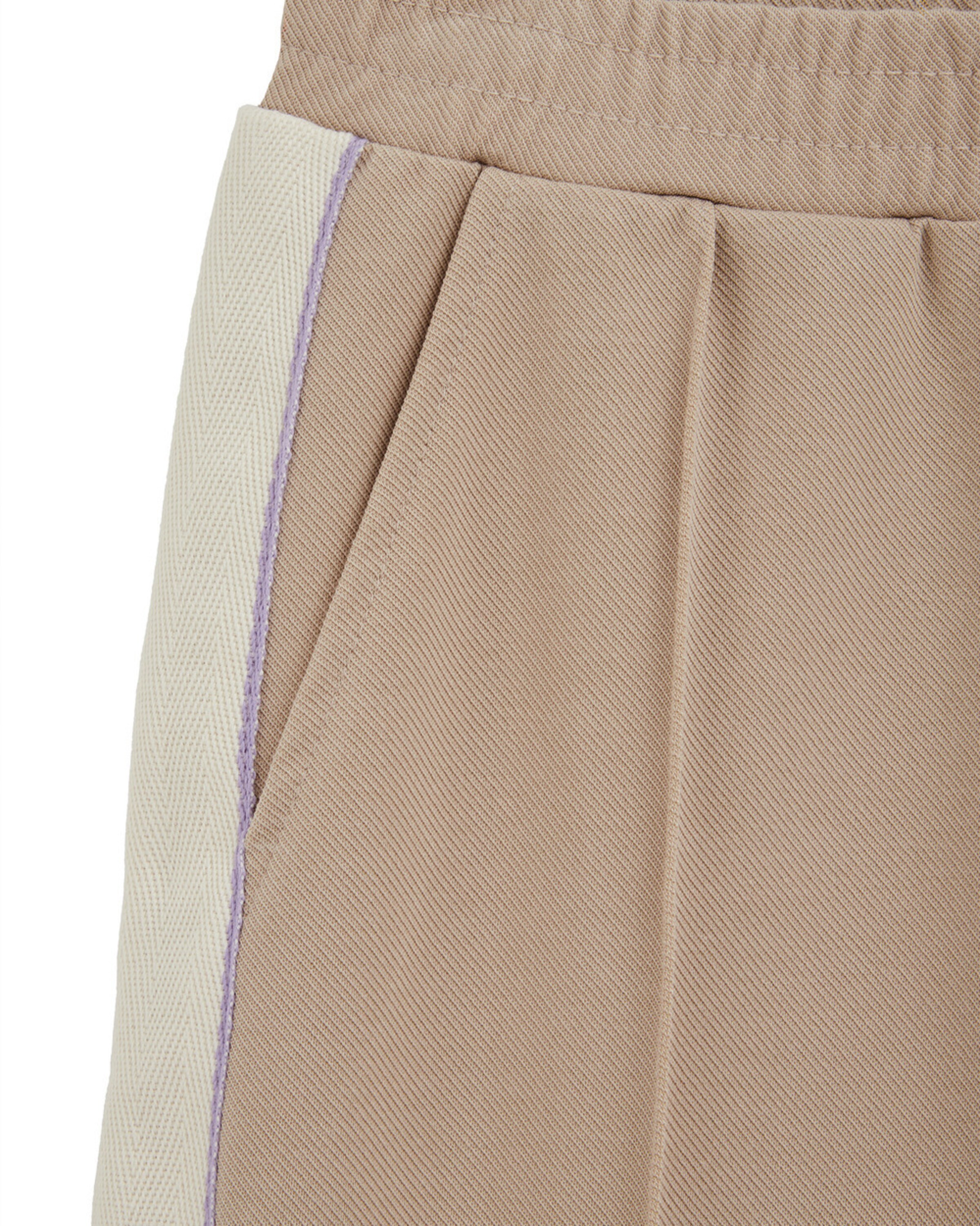 Wide Leg Pantalon WE Fashion en beige