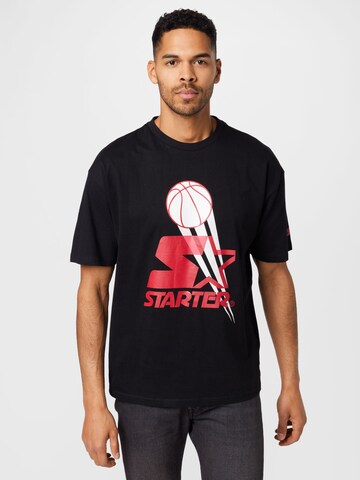 melns Starter Black Label T-Krekls: no priekšpuses