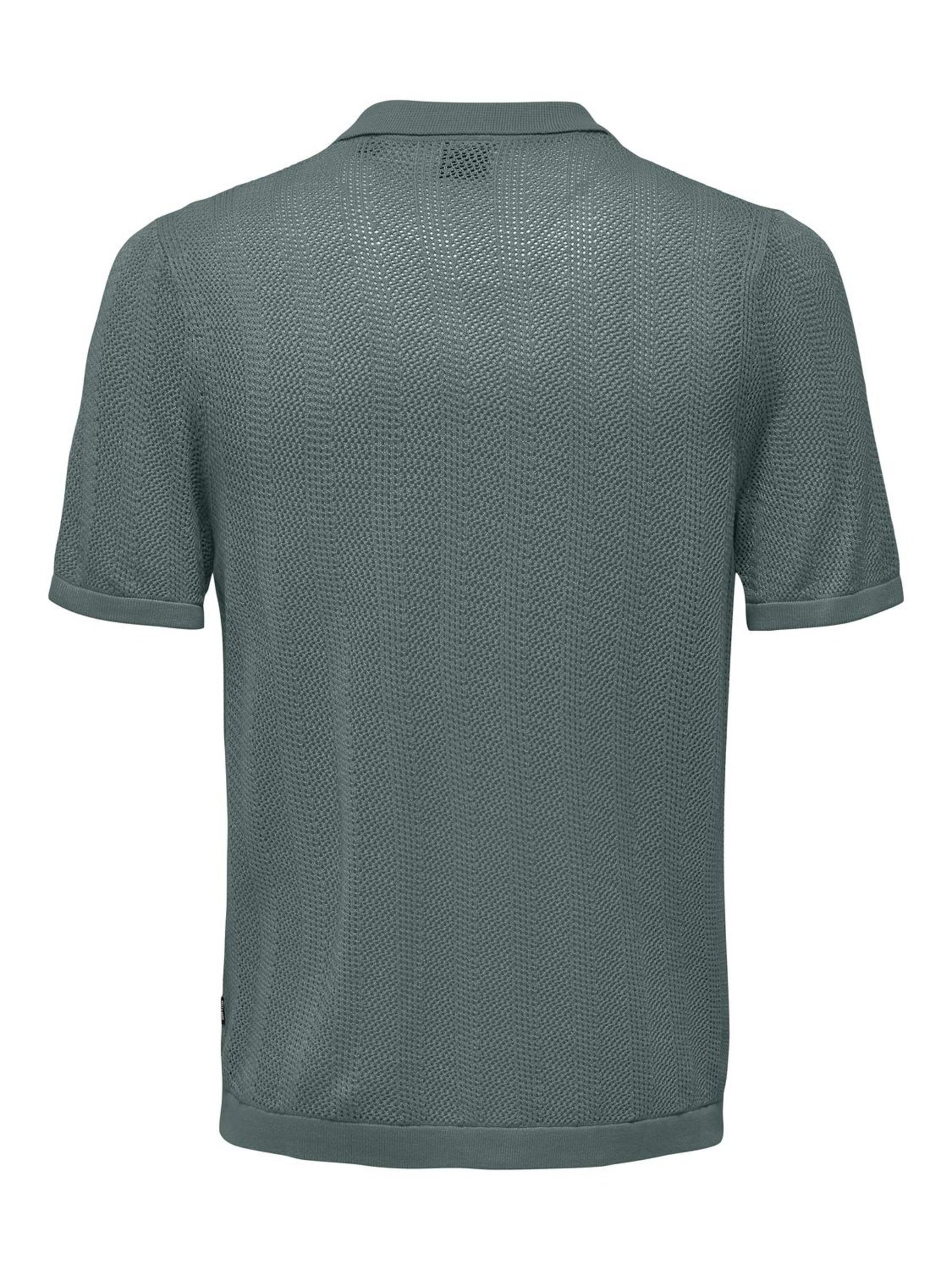 Only & Sons Slim fit Gebreid vest 'ONSDiego' in Groen