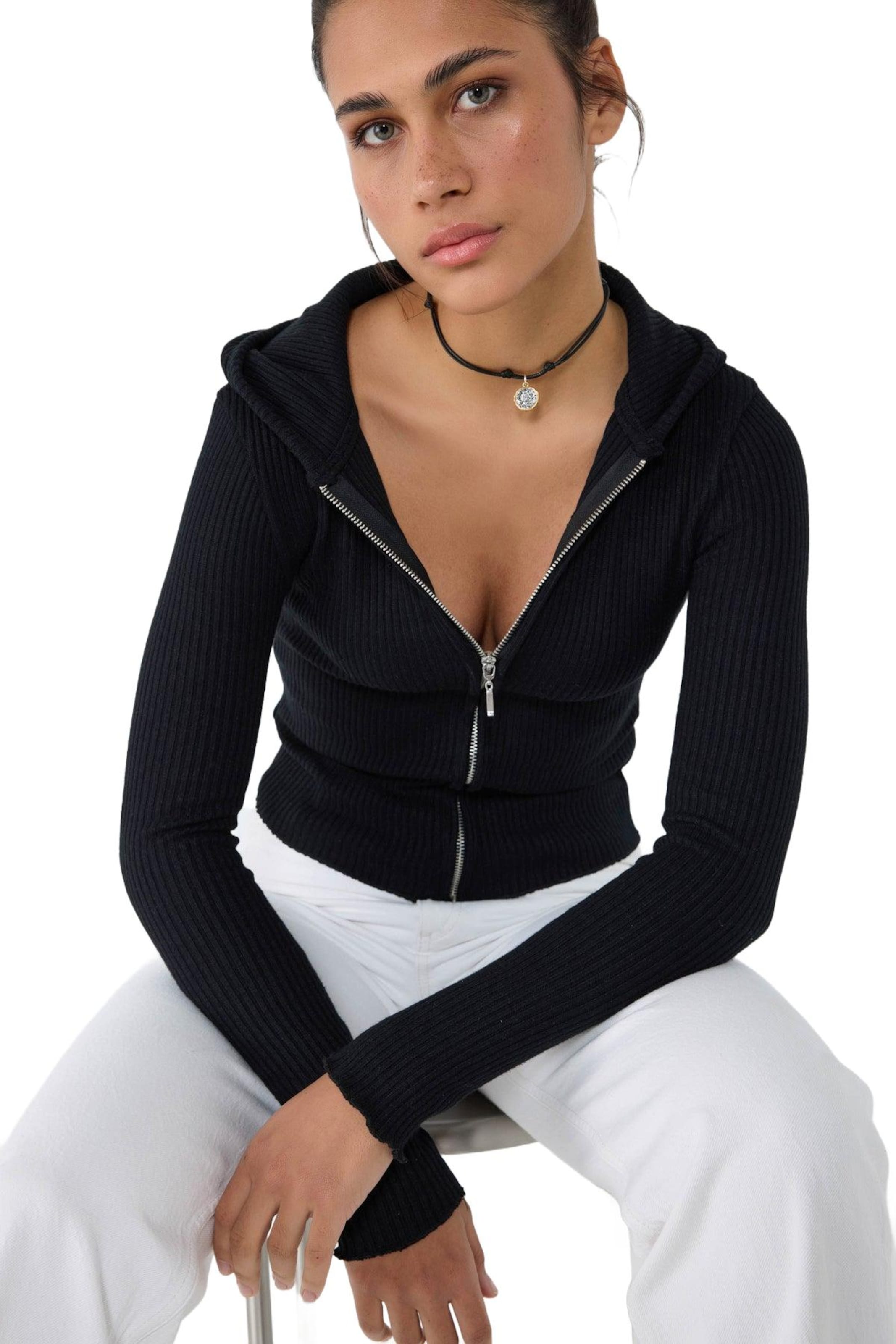 Cardigan No Matter What en noir : devant