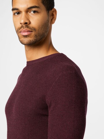 TOM TAILOR Sweater in Red