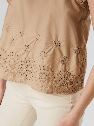 VERO MODA Top 'Lisa' – béžová