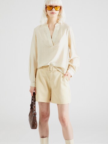 OBJECT Blouse 'OBJTIA' in Beige