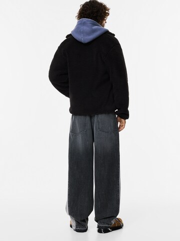 Pull&Bear Prehodna jakna 'STWD' | črna barva