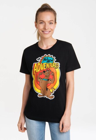 LOGOSHIRT Shirt 'Scooby Doo' in Gemengde kleuren: voorkant