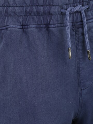 BLEND Normální Kalhoty – modrá