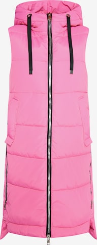 Gilet MYMO en rose : devant