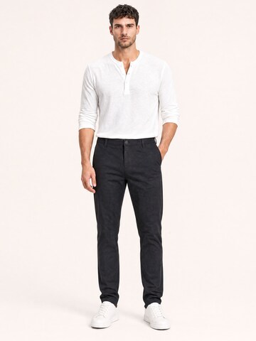 yazubi Slim fit Chino Pants 'Kyle' in Black