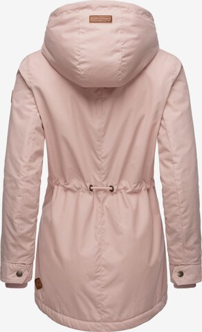 Ragwear Winter Jacket 'Monadis' in Pink