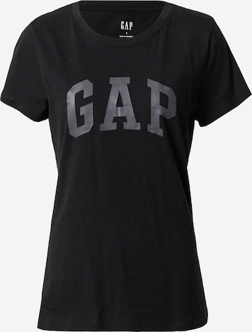 Gap Petite Μπλουζάκι σε μαύρο: μπροστά