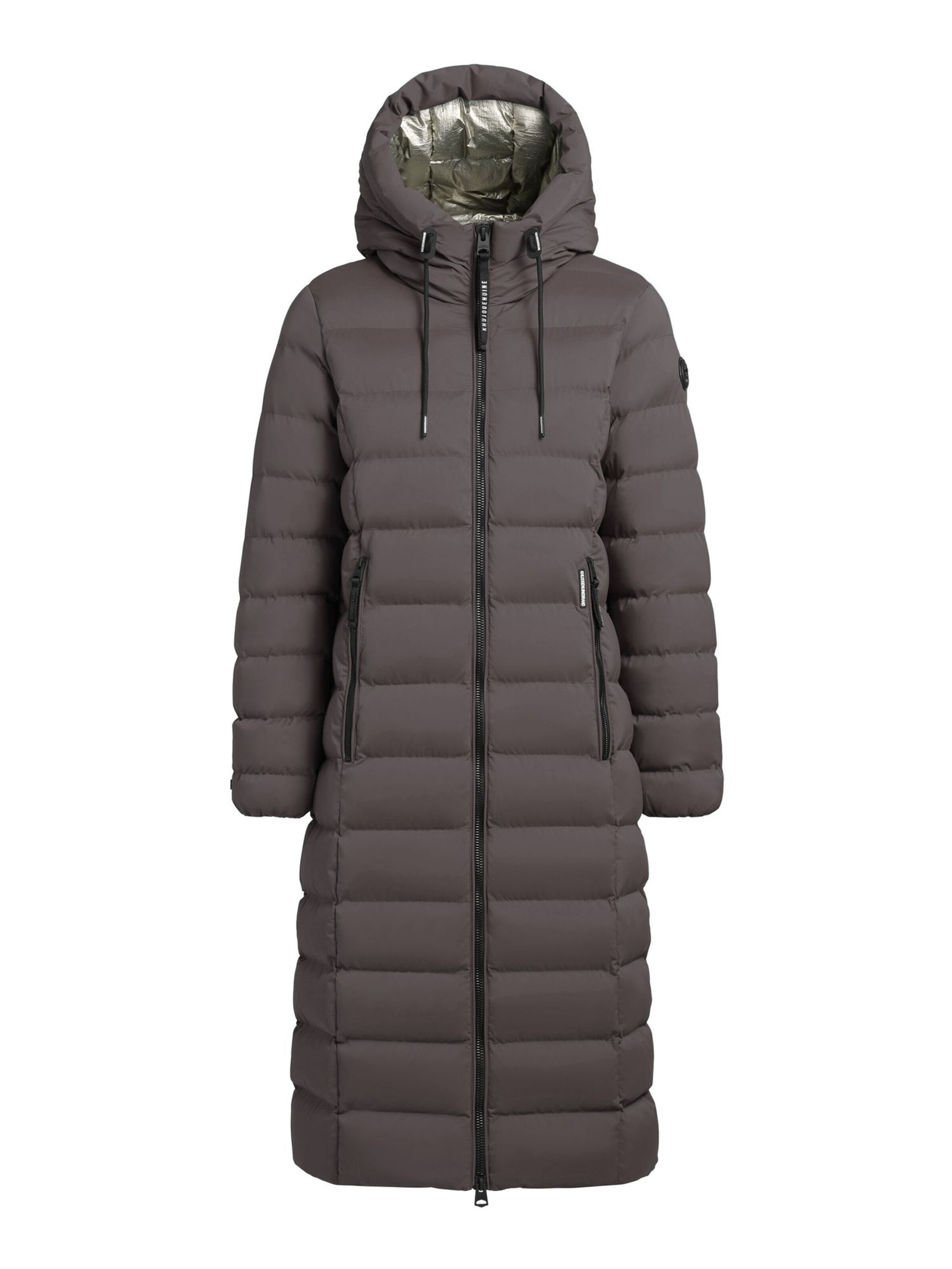 khujo Winter Coat in Grey: front