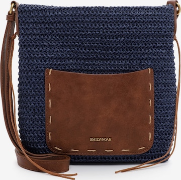 Emily & Noah Crossbody Bag in Blue: front