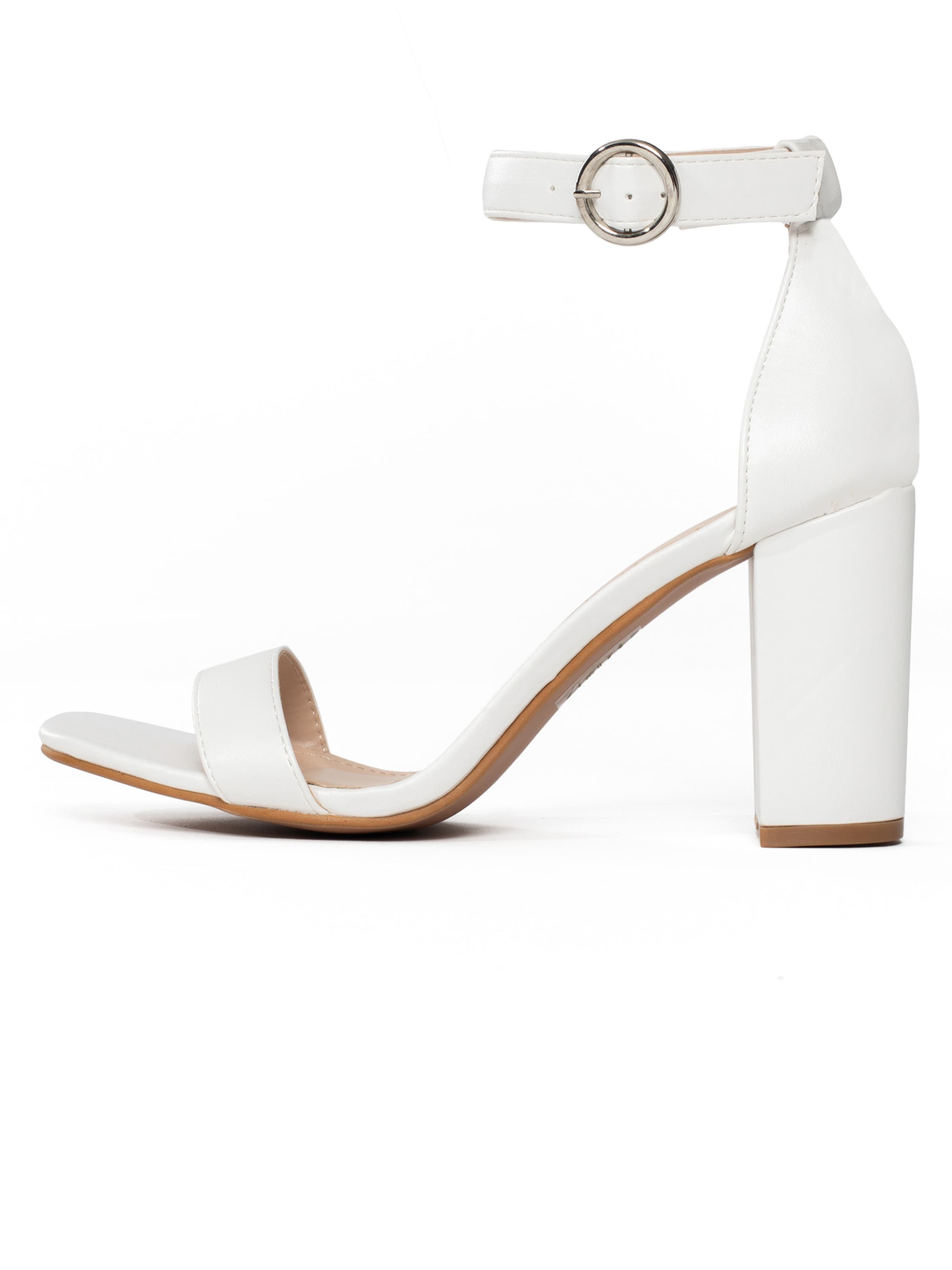 Celena Strap sandal in Beige: front