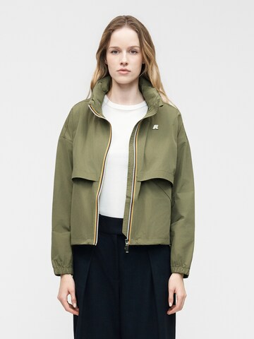 K-Way Between-Season Jacket 'AUBETTE' in Green: front