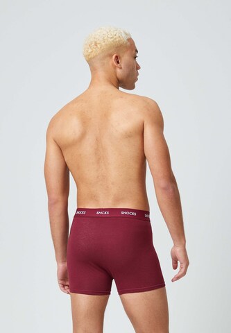 SNOCKS Boxershorts in Rot