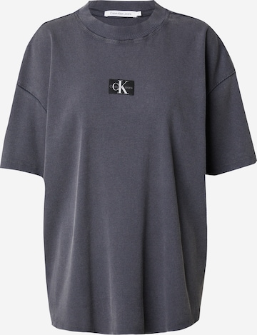 T-shirt Calvin Klein Jeans en gris : devant