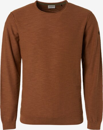 Pull-over No Excess en marron : devant