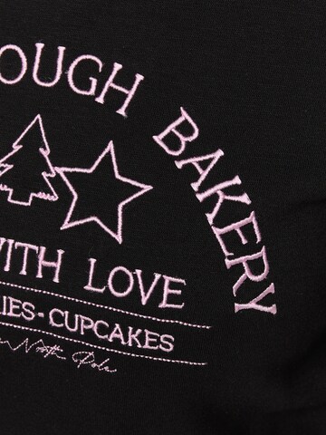 Threadbare Sweatshirt 'Cookie' in Black