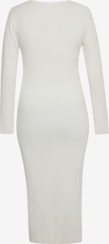 NAEMI Gebreide jurk in Wit