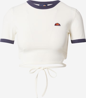 ELLESSE Shirt 'Chee' in Wit: voorkant