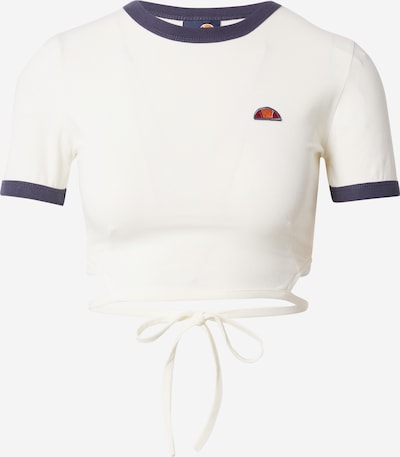 ELLESSE Shirt 'Chee' in Navy / Orange / Dark red / Off white, Item view
