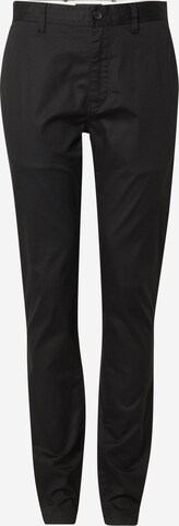 REPLAY Slim fit Chino trousers in Black: front