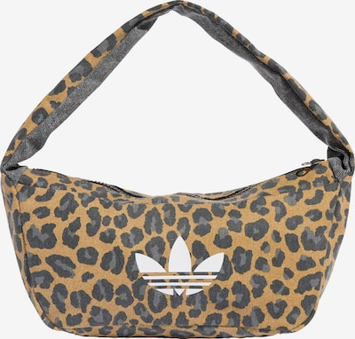 ADIDAS ORIGINALS Schultertasche 'Leopard Small Shoulder' in cappuccino / grau / schwarz / weiß, Produktansicht