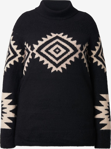 Ulla Popken Sweater in Black: front
