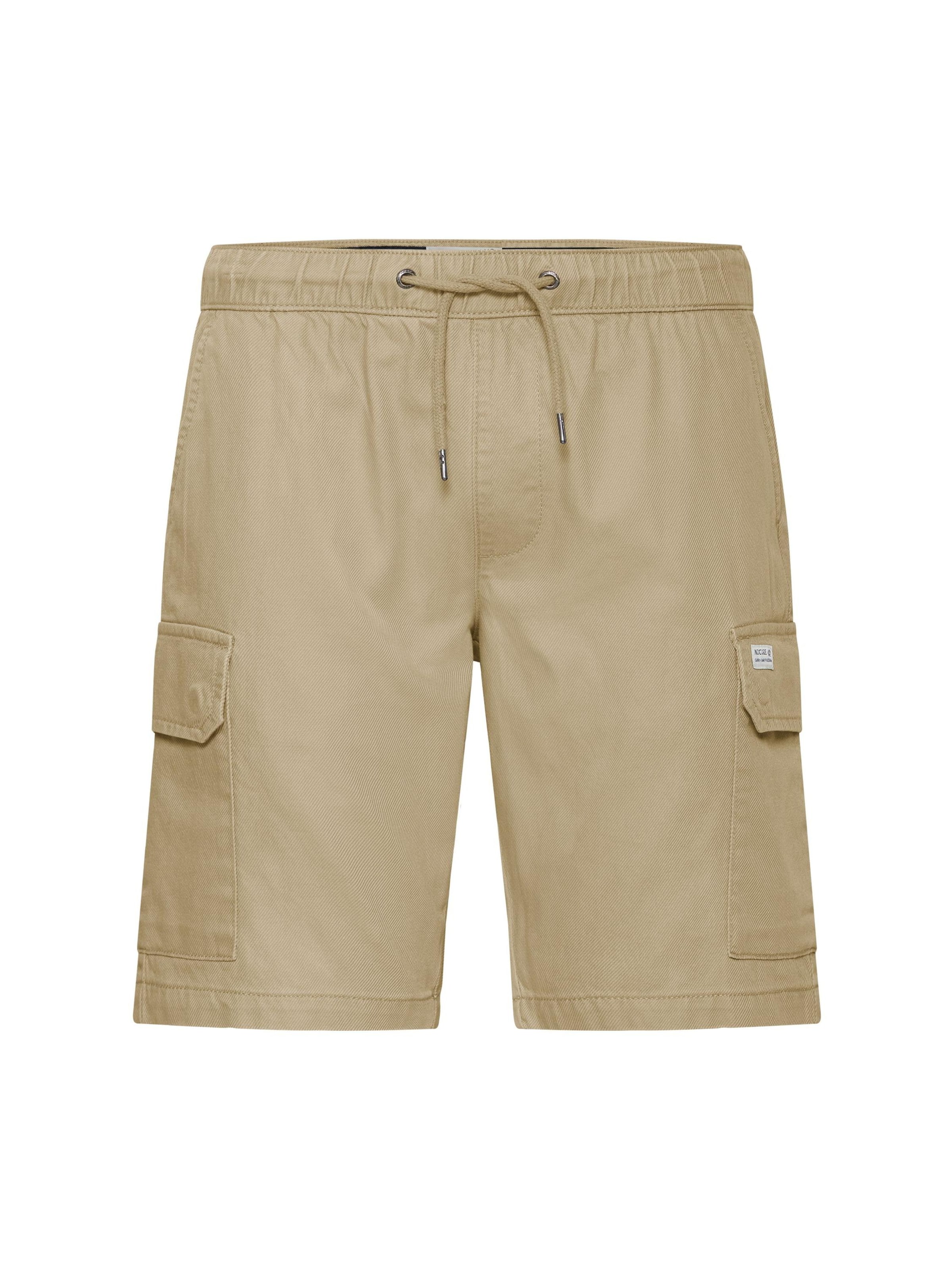 Pantalon cargo ' IDZarwyn ' INDICODE JEANS en beige : devant