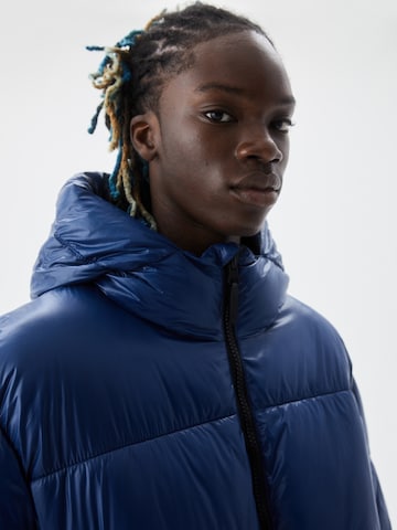 Pull&Bear Winterjas in Blauw