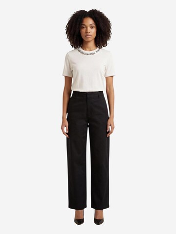 Wide leg Pantaloni 'Jdyselma Hw Barrel Pant Pnt 15367918' di Jaqueline de Yong in nero