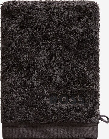 BOSS Towel in Black: front