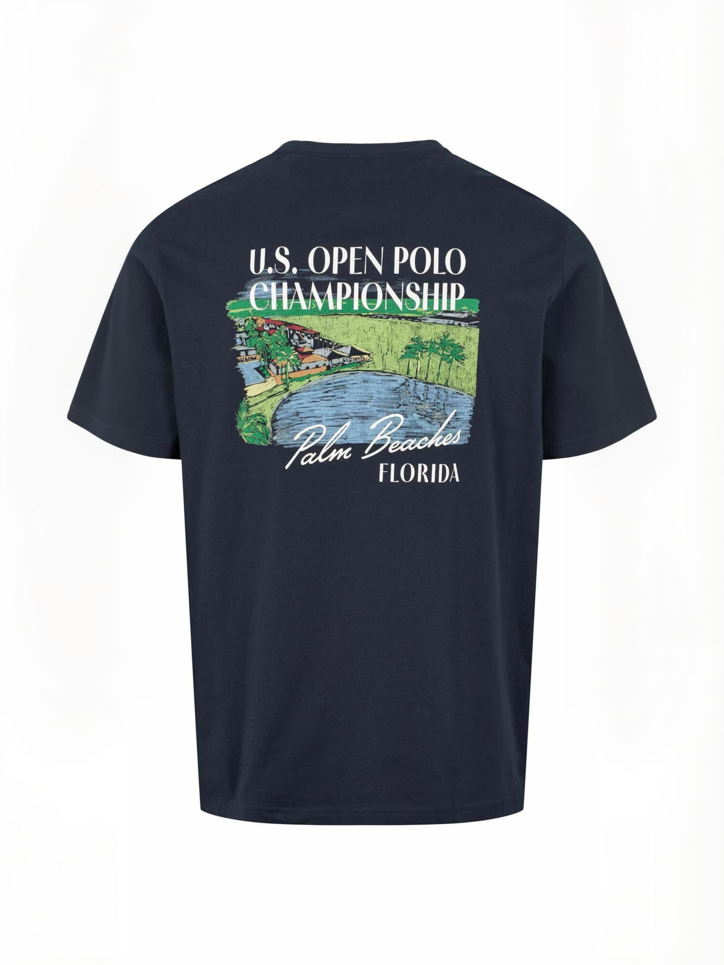 U.S. POLO ASSN. Regular Fit T-shirt ' UMDalha ' in Blau
