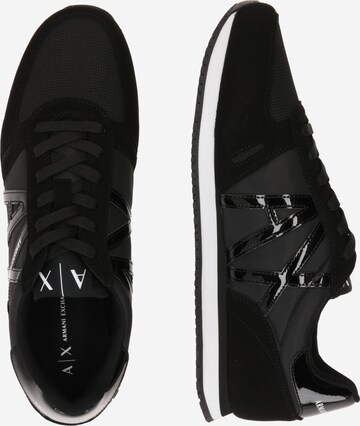 ARMANI EXCHANGE Rövid szárú sportcipők - fekete