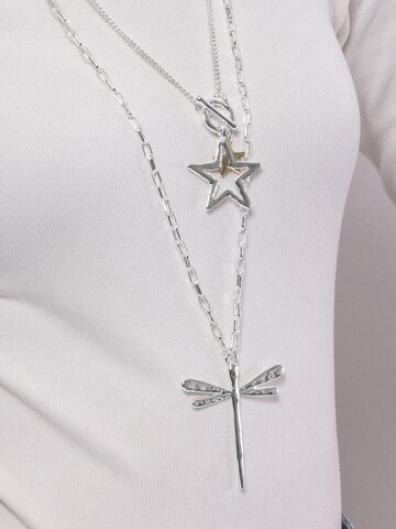 Luxenter Necklace 'Makdo' in Grey