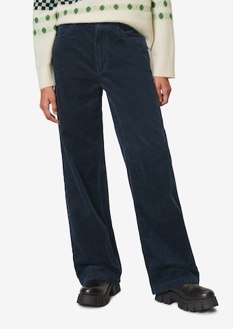 Wide Leg Pantalon Marc O'Polo DENIM en bleu : devant