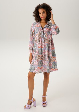 Aniston CASUAL Shirt Dress in Mixed colors: front