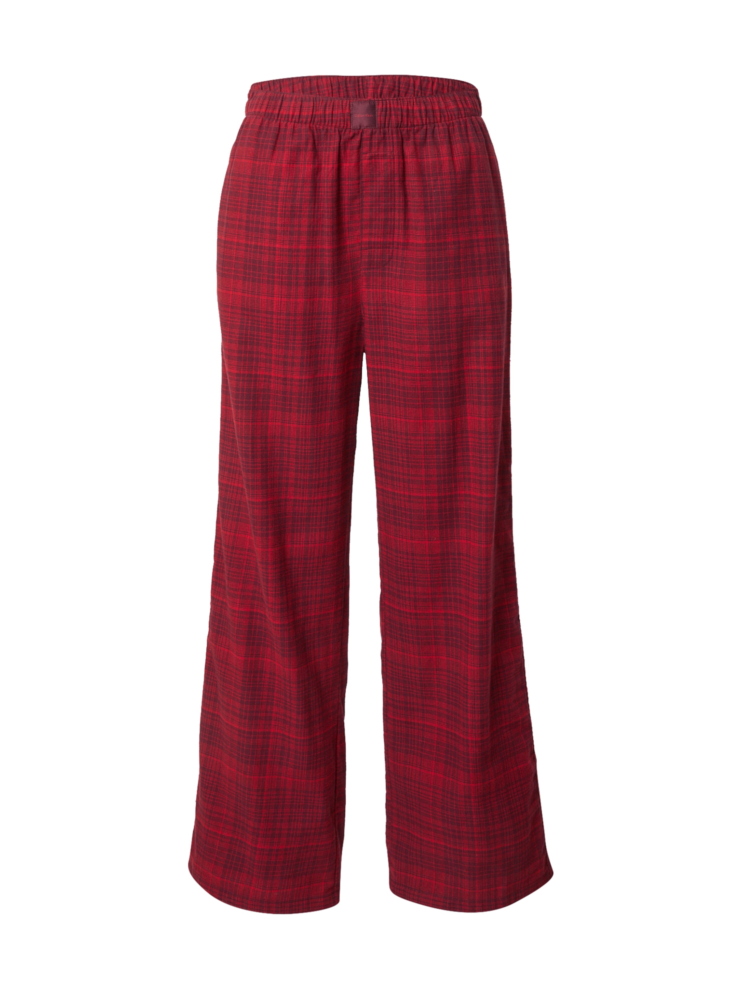 Calvin Klein Pyjamahousut värissä punainen: etupuoli