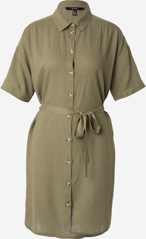 VERO MODA - Vestido camisero 'VMThea' en verde: frente